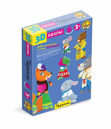 Пазлы 3D "Терем-теремок"